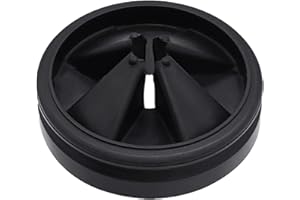 DUEECASEBIT 3-3/8 Inch Garbage Disposal Splash Guard, Upgraded Quiet Collar Sink Baffle Drain Plug, Replacement for InSinkErator Evolution Series Disposals. 1 PCS