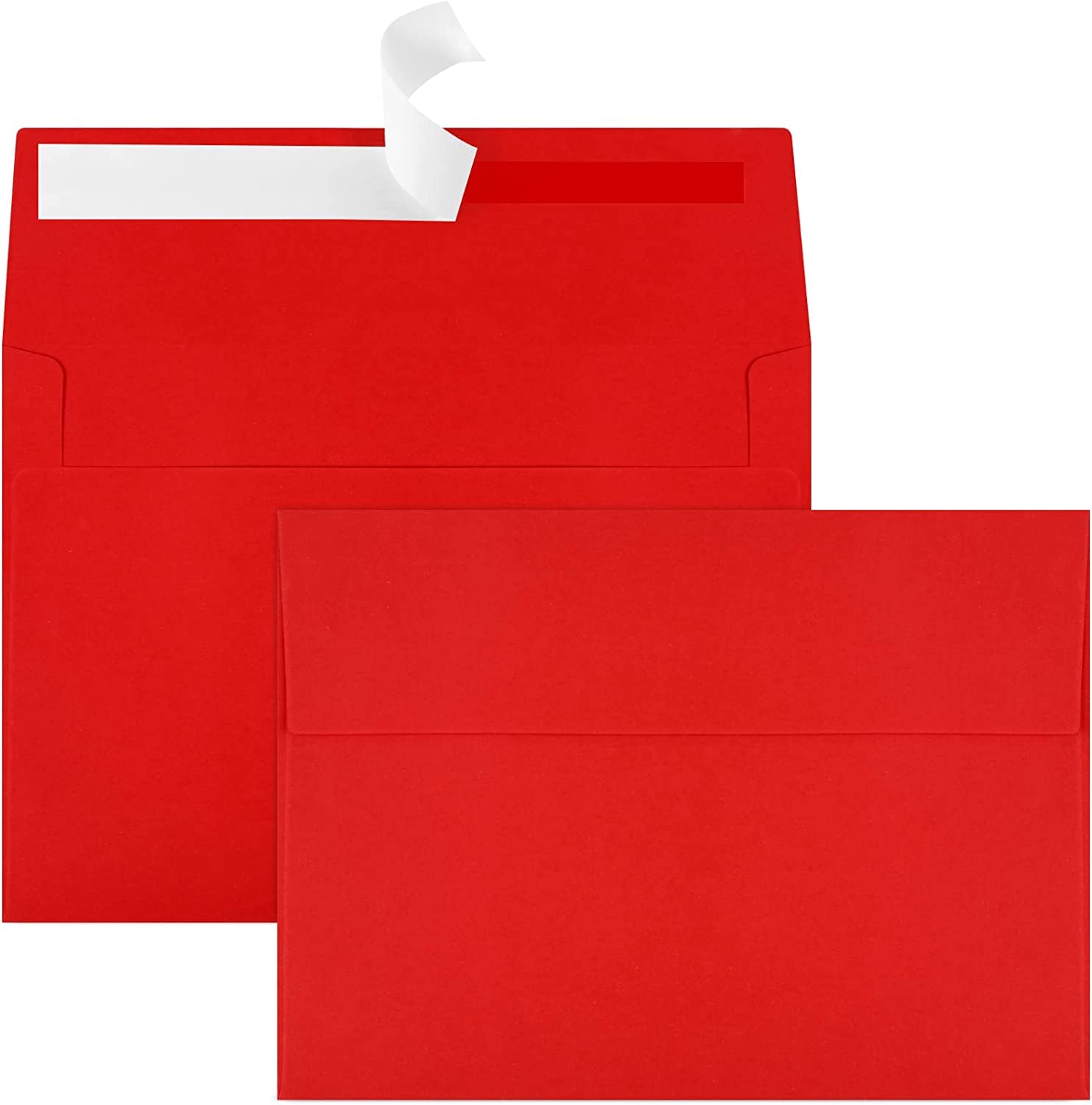 70 Packs A4 Envelope, Red A4 Envelopes, 4x6 Photo