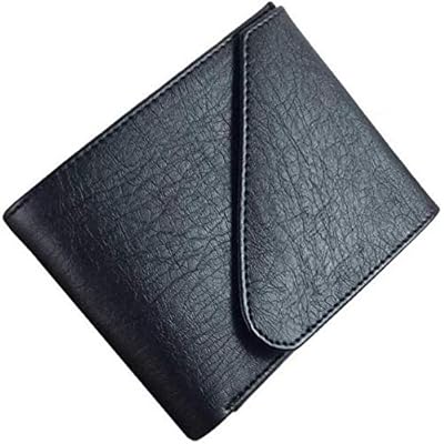 Blissburry Leather Mens Wallet (2-KAAN-BLACK_Black)