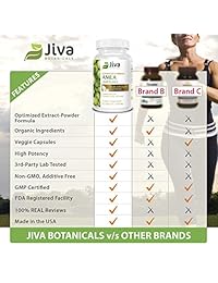 Cápsulas de polvo orgánico Amla (600 mg de fórmula avanzada de extracto) de JIVA...