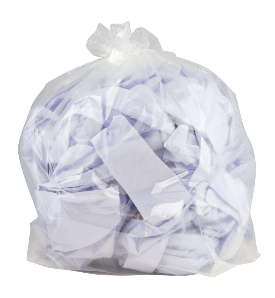 2Work Polythene Bags Clear 50 per Roll (Pack of 250) 2W06255