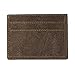 WAVY Card Holder Wallet, Slim Minimalist, Vegan Cork with RFID Blocking (Brown)