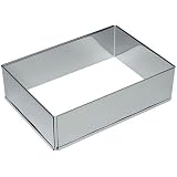 Cadre à Gâteau Rectangle Réglable Zenker 7709 - Extensible 27,5-52 X 18,5-34 Cm - Acier Inoxydable