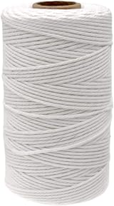 jijAcraft 100M Butchers String 2mm Cotton Twine White Food Grade Cooking Cord