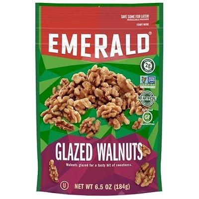Emerald Glazed Walnuts 6.5 Ounce ( 2 Pack)