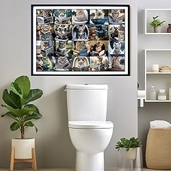 Think2Master Pooping Cats 250 Pieces Jigsaw Puzzle