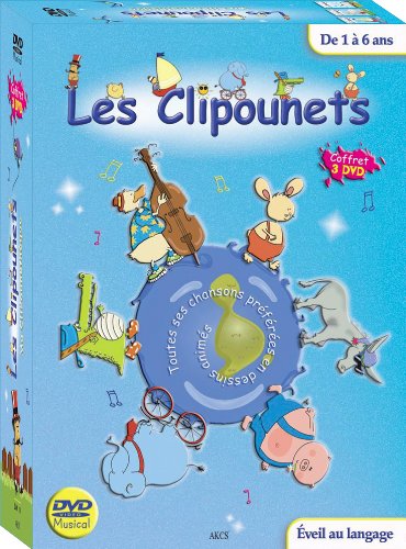 Les Clipounets Coffret 3 Dvd