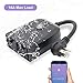 Smart WiFi Outdoor Plug, Smart Outlet Compatible with Alexa, Google Home, IFTTT, Timer and Remote Control, IP55 Waterproof, Over-Current Protection, Smart Outdoor Switch with Energy Monitoring