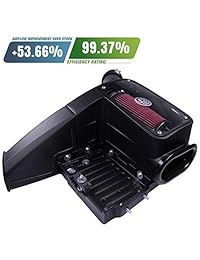 Juego de toma de aire S&B Filters 75 5062 para Ford Powerstroke 1998   2003 línea F Series, Excursion (filtro lavable)