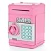 Ainypiggy-bank Code Electronic Money Bank Piggy Money Banks Coin Saving Banks ATM Safty Banks,pink