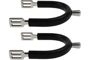 Horse Spurs, 2pcs English-Style Roping Spurs, Stainless Steel Spurs, Reusable English Type Horse Bit, Riding Horse Accessory
