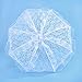AerWo White Handmade Battenburg Lace Flower Girls Parasol Wedding Bridal Braidsmaid Sun Umbrella Wedding Decoration