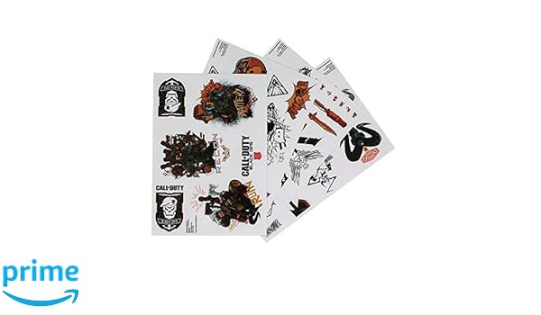 Call of Duty Black Ops 4 - Adhesivos Reutilizables Impermeables ...
