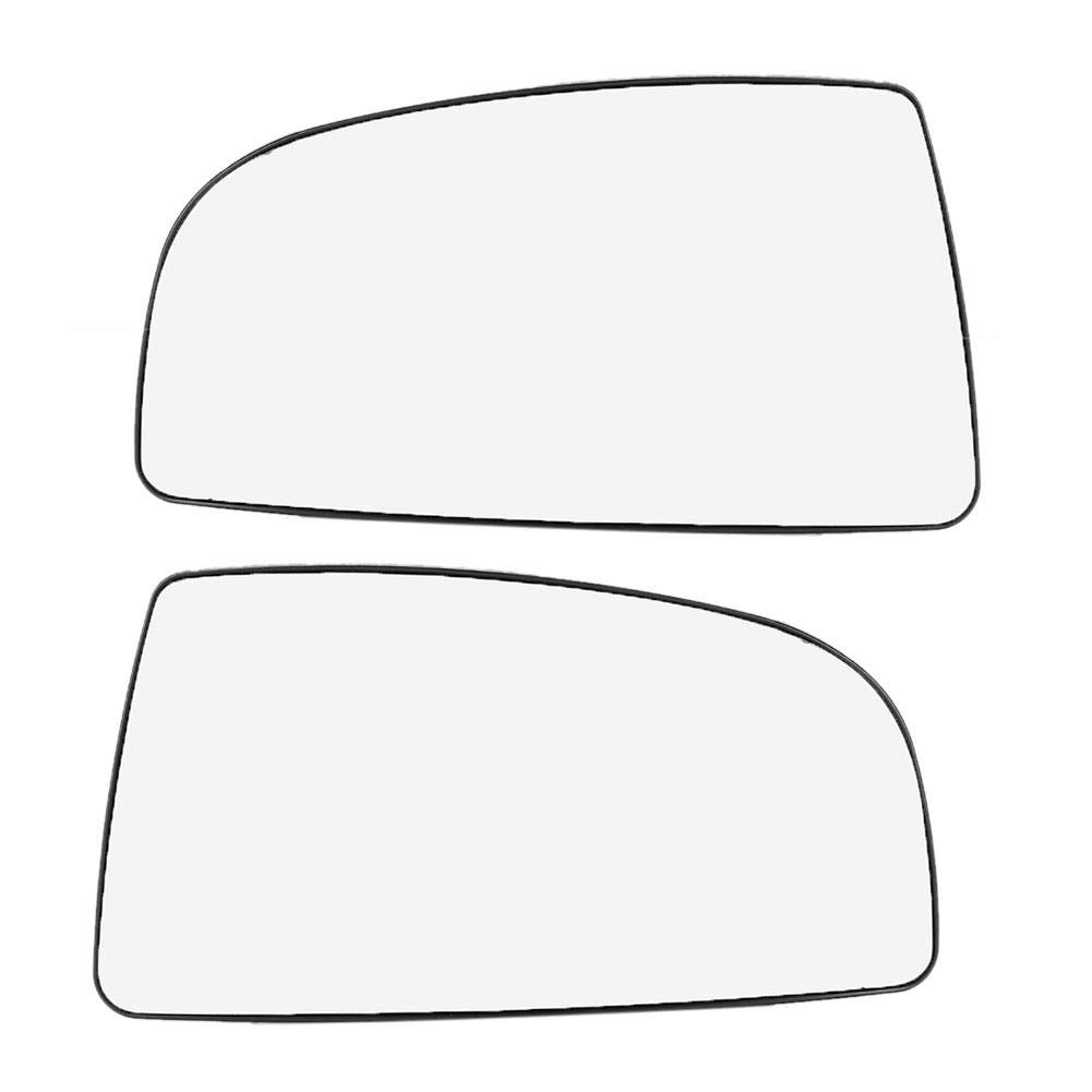Rear Mirror Glass 1 Pair of Replacement Glass for Car Mirrors Lower Door Wing Mirror Glass Fit for Transit MK8 2014-2020 1855103 BK3117C718AB 1855102, BK3117A700AB