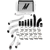 Mishimoto MMINT-F35T-17KPSL Intercooler Kit Fits Ford F-150 Raptor 2017+ Silver Cooler Polished Pipe
