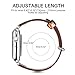 for Apple Watch Band with Free Tempered Glass Screen Protector 38mm, Jimbird Soft PU Leather Replacement Strap Wrist Band for Women Nike+, Series 3, Series 2, Series 1, Sport, Edition