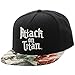 Attack On Titan Sublimated Bill Snapback Hat Black