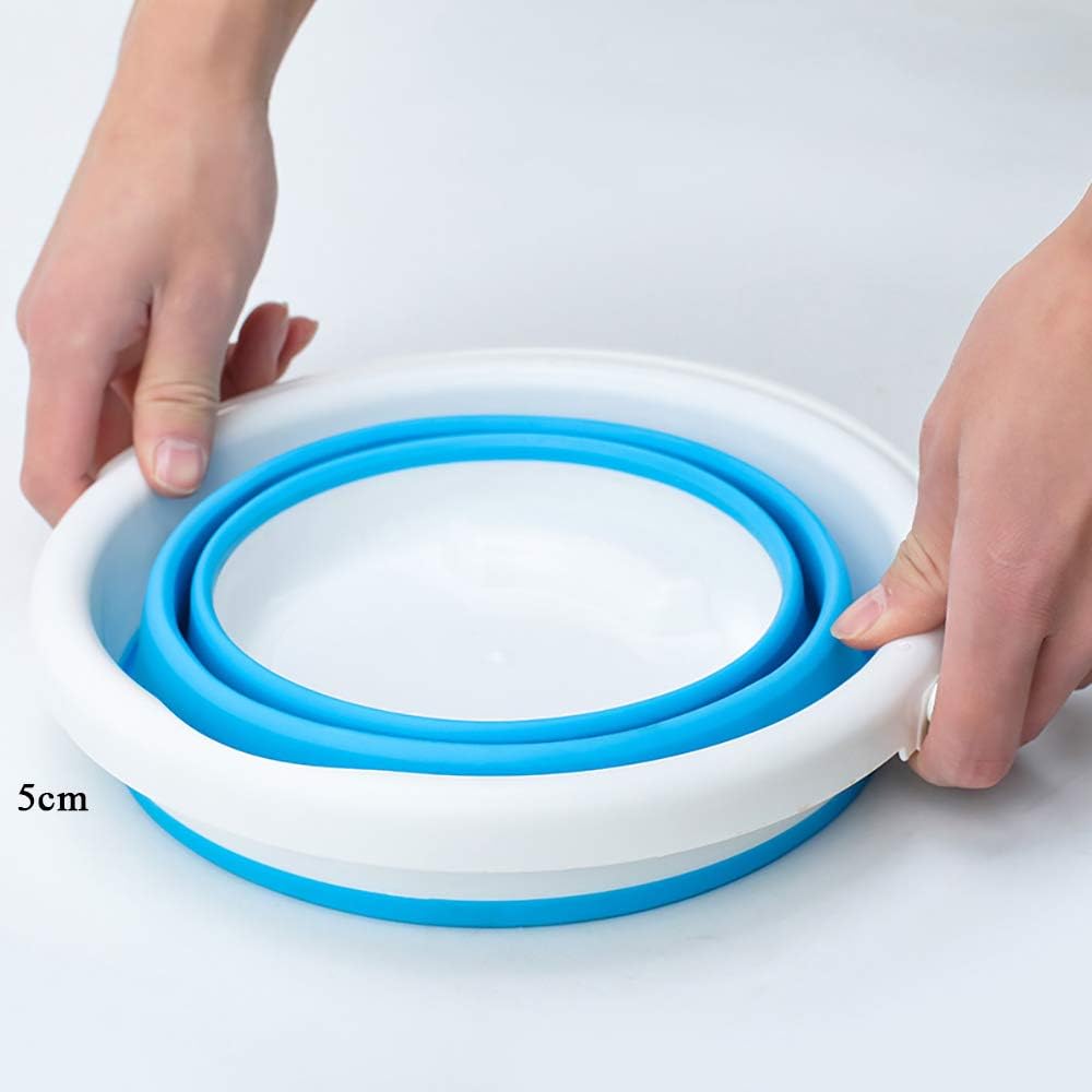 Premium Silicone Foldable Bucket, Portable Household Container, 3 Litres, Cleaning Bucket for Washing Household Cleaning - Image 4