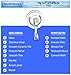 Healthyezz Suction Cup Hooks - Ideal Shower Hook - Hooks for Shower and Kitchen Pack of 2
