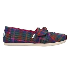 TOMS Women's Alpargata Loafer Flat, Dark Fuchsia