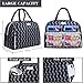 Vavabox Lunch Bags For Women,Insulated Lunch Box,Lunch Box Lunch Organizer Lunch Holder For Women/Beach/Party/Boating/Office/Fishing/Picnic(Black)