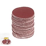 ZFE 75mm (3inch) 180# Sander Disc Sanding Pad Hook & Loop Backer Polishing Pad For Car Polisher Pack of 50Pcs