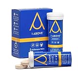 1Above Anti Jet Lag Flight Drink Tablets for Prevention and Relief from Travel Fatigue - Used by Pilots, Business Travelers - Pycnogenol Helps Energy, Circulation and Hydration When Flying - 20 Count