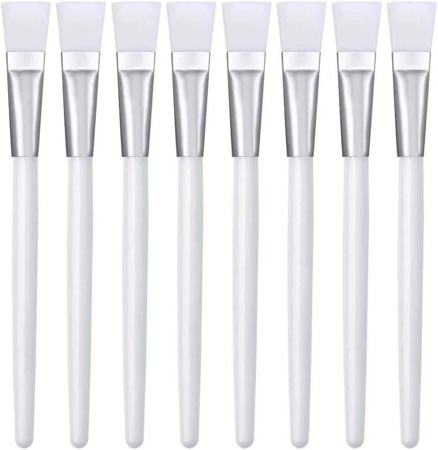 Nuoshen 24 Pcs Facial Mask Brushes for Cosmetic Makeup Soft Silicone Face Mud Mask Applicator Brushes Mask Beauty Tool for Applying Facial Mud Mask Body Lotion Or Mixed Mask - Image 3