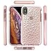 iPhone Xs Max Case, Protective Hybrid Clear Case with Four Corners Shock Absorption, Full Protective Cases Cover Compatible for Apple iPhone Xs Max (2018) - Pink