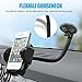 Cell Phone Holder, LotFancy Mobile Phone Car Phone Mount, Universal Long Arm Windshield Car Phone Mount Cradle for GPS iPhone 11Pro 11 XS Max XR 8Plus 8 7 7Plus 6 6Plus 5S 5 5C Samsung Galaxy Series