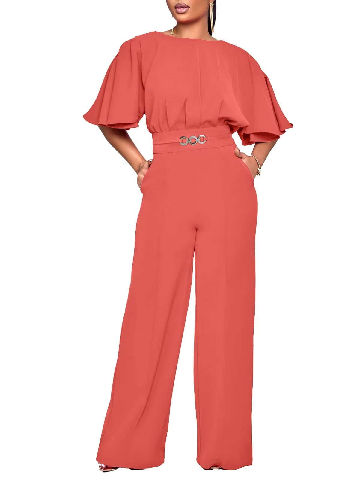 acelyn Elegant Jumpsuit for Women Dressy Sexy Plus
