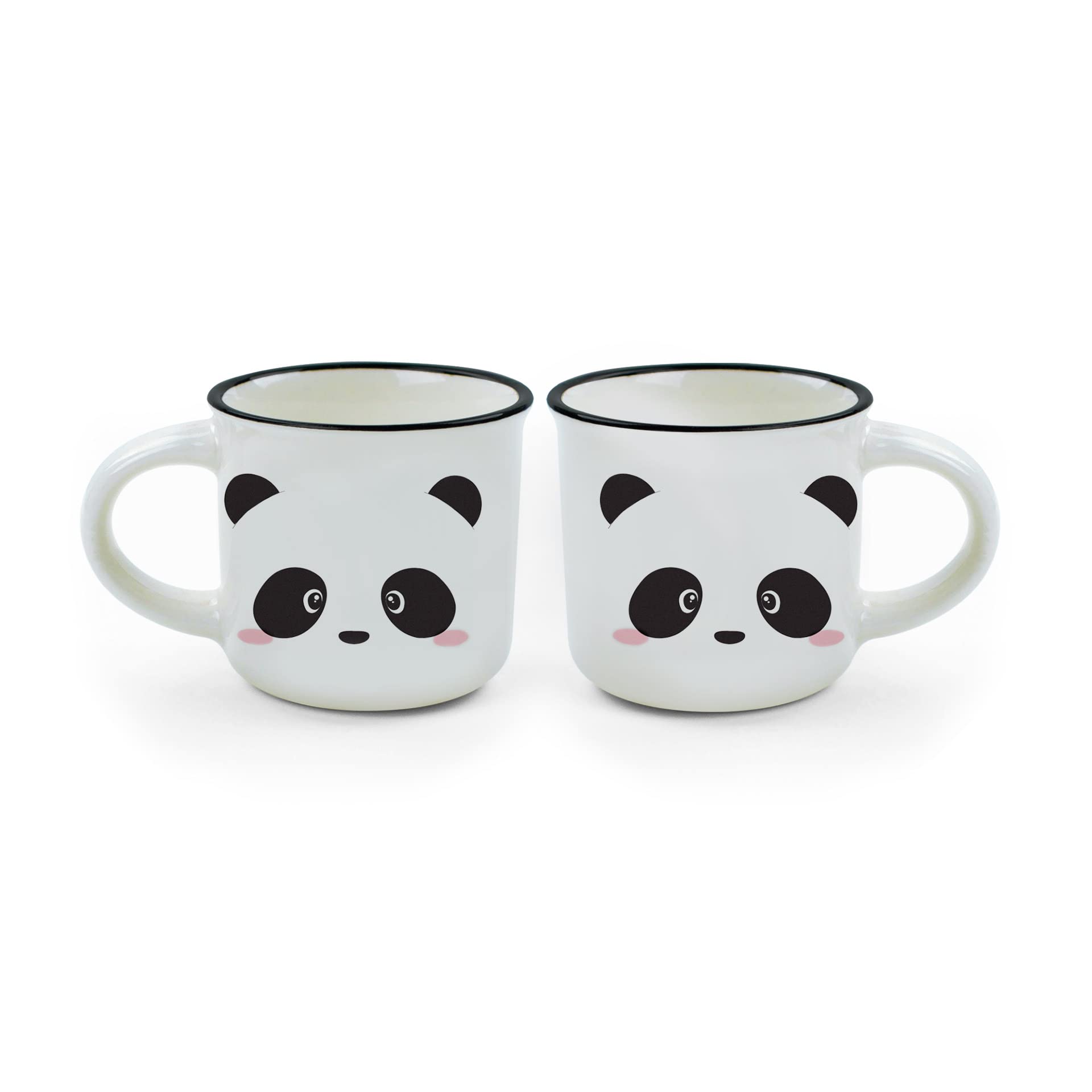 Legami Links Coffee Cups, Multi-Colour, 5.5 x 5.5 x 5 cm Panda 5.5x5.5x5 cm multi-coloured
