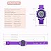 Girls Wacthes, Digital Colorful Waterproof Swimming Sport Girls Kids Child Cool Wrist Wacth (Purple Color)