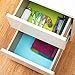 Humibird EVA Cabinet Drawer Liner Bright-Colored Shelf Liner Non-Adhesive Refrigerator Pad Cupboard Non-Slip Mat (2 Rolls in Blue)