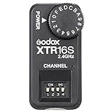 Godox XTR-16S Flash Receiver 2.4G Wireless X-System Remote Power Control for VING V860 V850