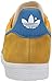 adidas Originals Men's Gazelle Fashion Sneaker, St Nomad Brown/Yellow Core Blue/White, 11 M US