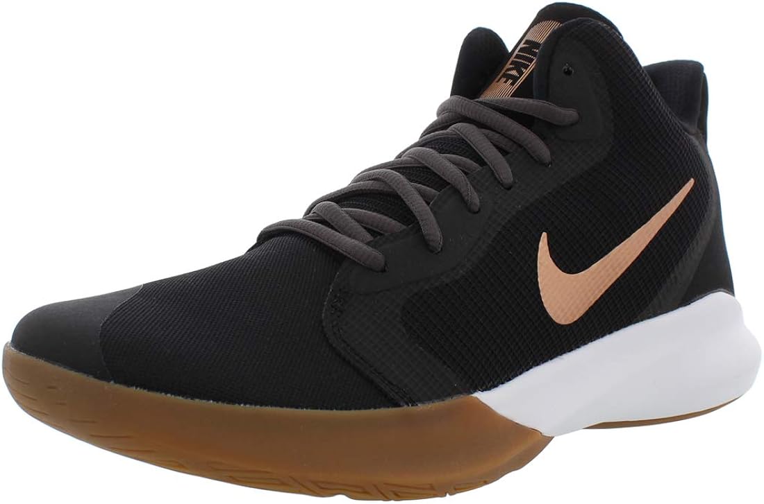 nike precision 3 black and gold
