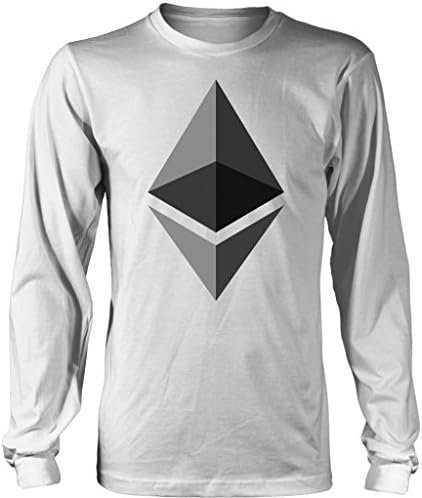 Just Hodl Apparel Ethereum Premium Cryptocurrency Shirt - ETH HODL Long Sleeve Shirt