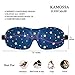 Sleep Mask for Woman & Man KAMOSSA Star Cute Contoured 3D Eye Mask Eye Cover for Sleeping, Total Darkness Sleeping Mask Free Earplugs & Carry Bag
