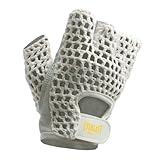 EVERLAST Women's White Mesh Back Lifting Gloves - Small