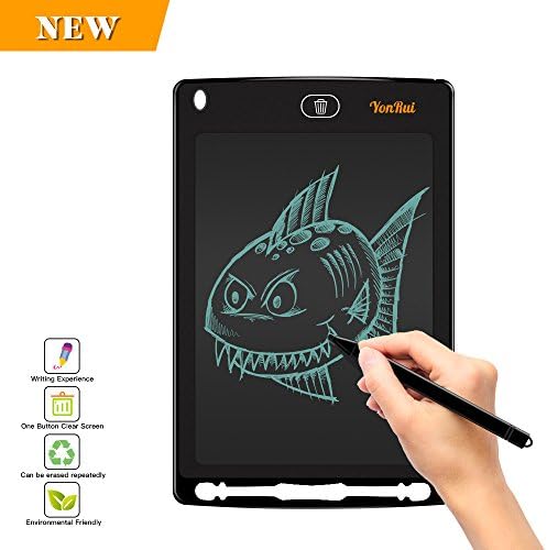 LCD Writing Board with Pen-8.5 in Writing Tablet Can Be Used for Kid Doodle Drawing Board(Black)