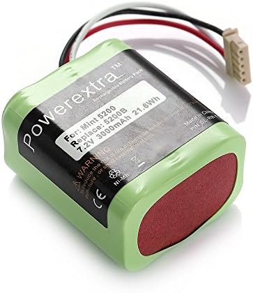 3000mAh 7.2 Volt Ni-MH Battery For iRobot Mint 5200 5200B 5200C BRAAVA 380T