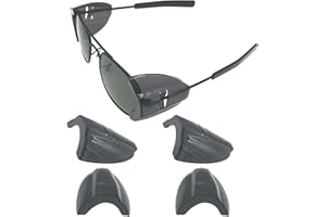 GENERIC Glasses Side Shields, Slip on Side Shields, L Size Fits Medium to Large, M Size Fits Small to Medium Eyeglasses Frames