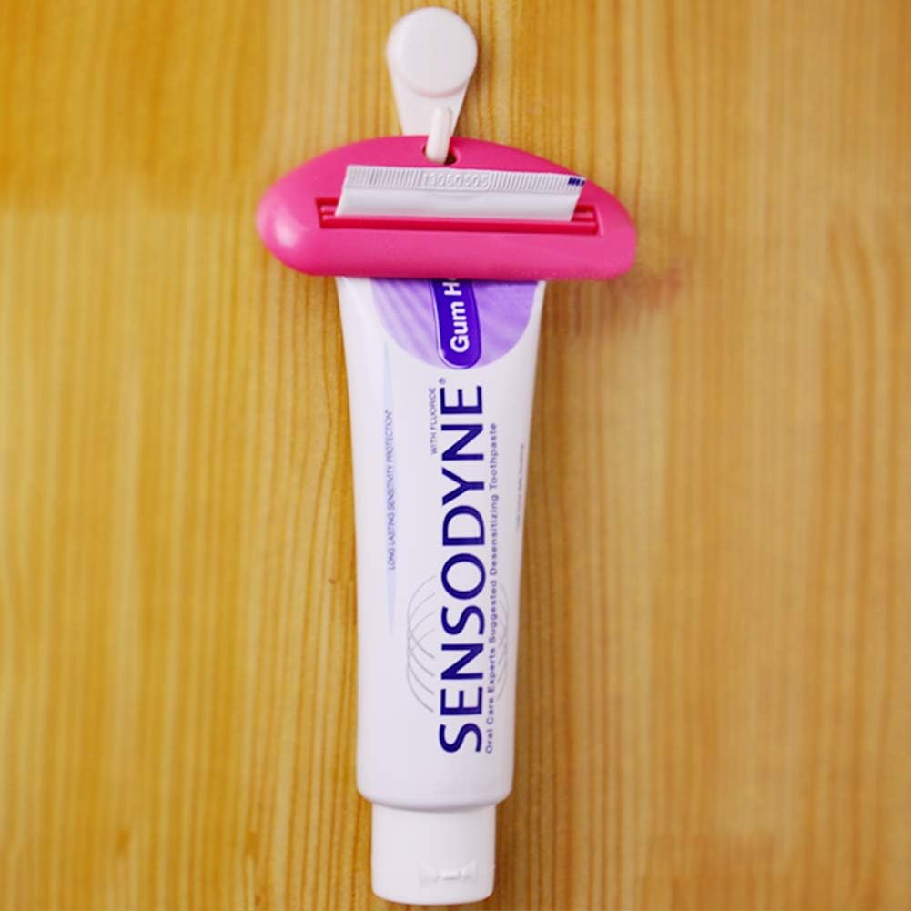 LOVEINUSA Toothpaste Tube Squeezer Dispenser- 4 Pack Random Colors: Home & Kitchen