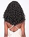 Janet Collection Synthetic Natural Me Deep Part JENNA Lace Wig (1B)