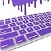 All-inside Purple Keyboard Cover for iMac Wired USB Keyboard