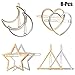 Fascigirl 8PCS Alloy Hair Clip Hair Barrette Pin Creative Geometric Shape Hollow Metal Hair Pin for Women