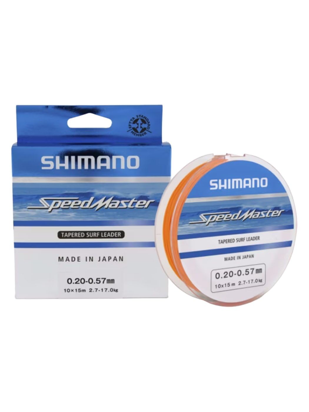 Shimano Fishing Speedmaster Tapered Surf Leader 10x15 M 0.20-0.57 mm