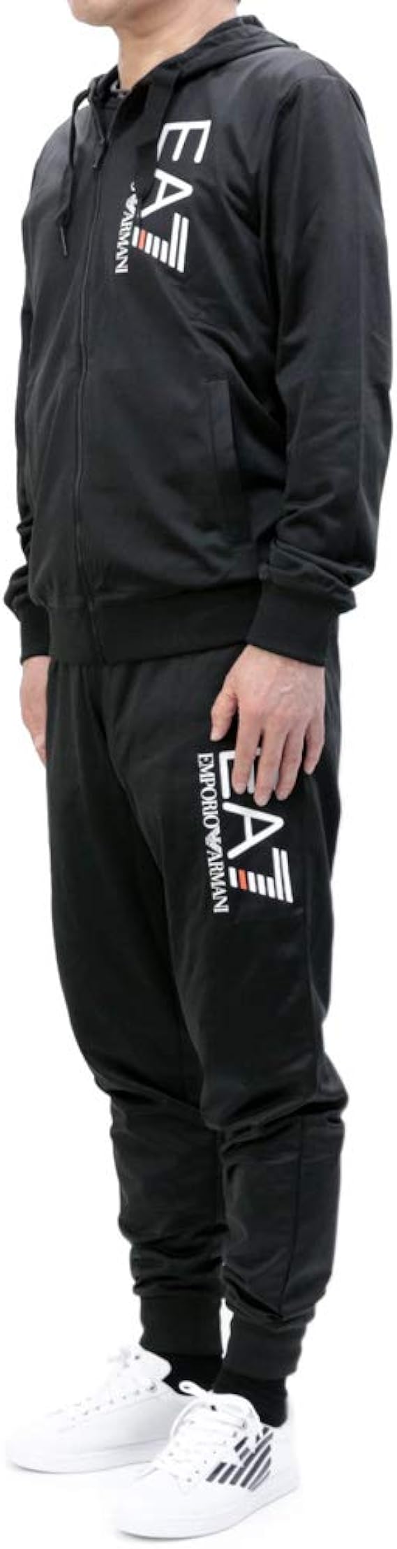 Amazon エンポリオアルマーニ イーエーセブン Ea7 メンズ セットアップ スウェットスーツ 6hpv51 Pj08z 10 Black Mサイズ ブラック 並行輸入品 トレーナー パーカー 通販