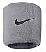 Nike Swoosh Wristbands (Grey Heather/Black, Osfm)